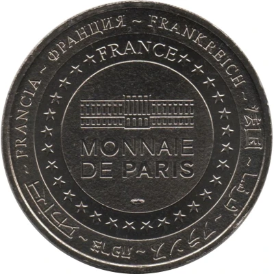 Monnaie de Paris Tourist Token - Obélix et Idéfix ND back