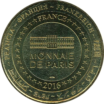 Monnaie de Paris Tourist Token - Océarium du Croisic Les manchots du Cap back