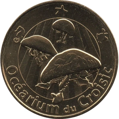 Monnaie de Paris Tourist Token - Océarium du Croisic Les méduses front
