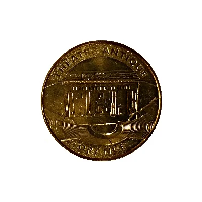 Monnaie de Paris Tourist Token - Orange Théâtre antique front