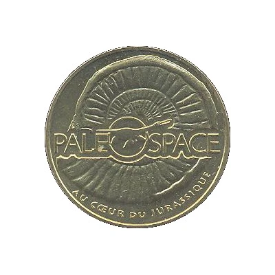 Monnaie de Paris Tourist Token - Paléospace Au cœur du Jurassique front