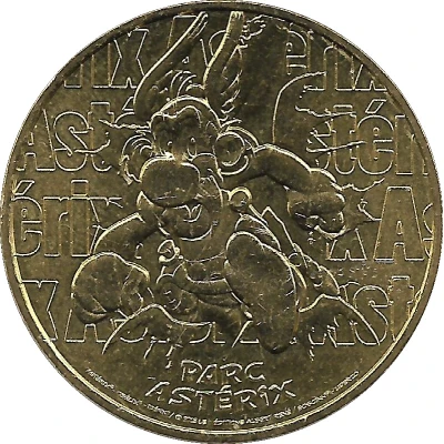 Monnaie de Paris Tourist Token - Parc Astérix Astérix front