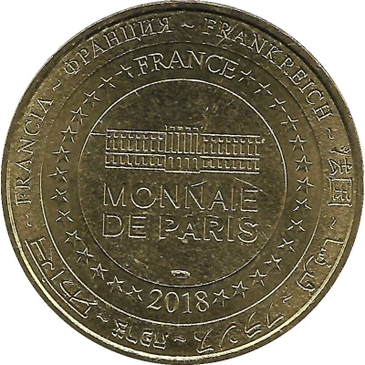Monnaie de Paris Tourist Token - Parc Astérix Astérix back