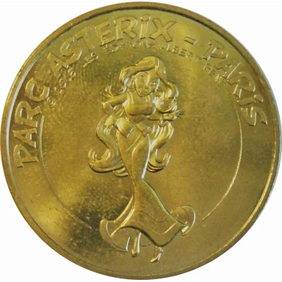 Monnaie de Paris Tourist Token - Parc Astérix Falbala front