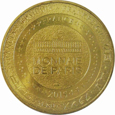 Monnaie de Paris Tourist Token - Parc Astérix Falbala back