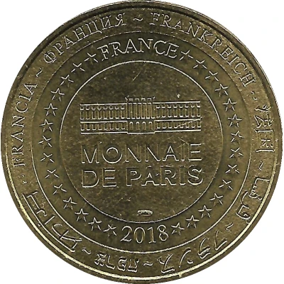 Monnaie de Paris Tourist Token - Parc Astérix Idéfix back