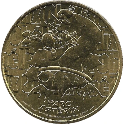 Monnaie de Paris Tourist Token - Parc Astérix Obélix front