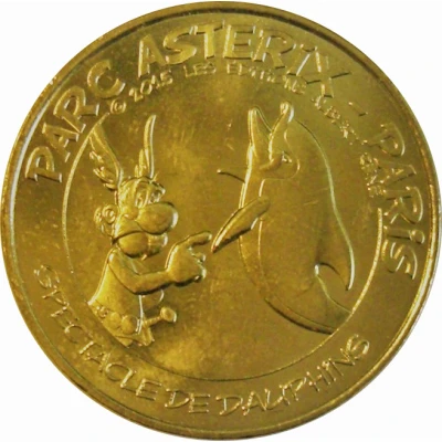 Monnaie de Paris Tourist Token - Parc Astérix Spectacle de Dauphins front