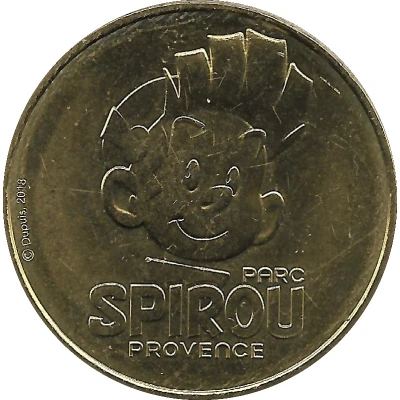 Monnaie de Paris Tourist Token - Parc Spirou - Provence front