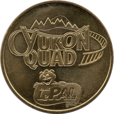 Monnaie de Paris Tourist Token - Parc le Pal Le Yukon Quad front