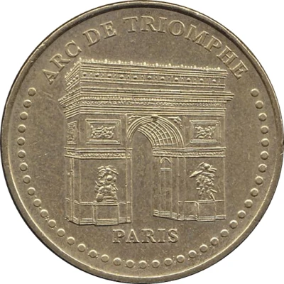 Monnaie de Paris Tourist Token - Paris Arc de Triomphe front