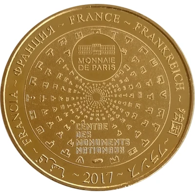 Monnaie de Paris Tourist Token - Paris Arc de Triomphe back