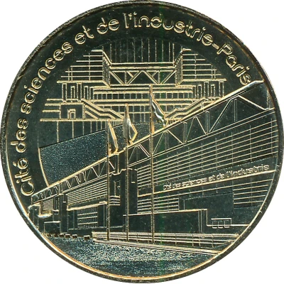 Monnaie de Paris Tourist Token - Paris Cité des Sciences et de l'Industrie front