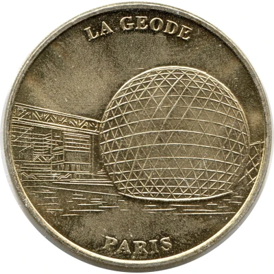 Monnaie de Paris Tourist Token - Paris La Géode ND front