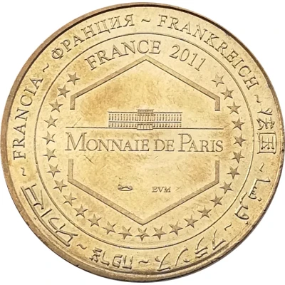 Monnaie de Paris Tourist Token - Paris Les 3 monuments et le Pont-Neuf back