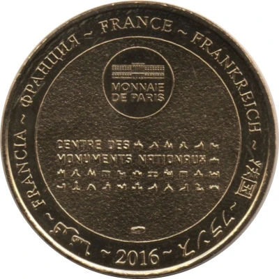 Monnaie de Paris Tourist Token - Paris Les 5 monuments back