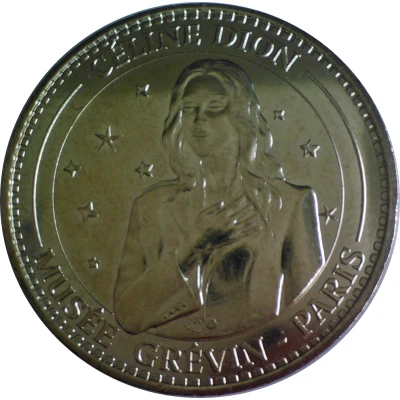 Monnaie de Paris Tourist Token - Paris Musée Grévin - Céline Dion front