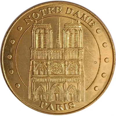 Monnaie de Paris Tourist Token - Paris Notre Dame front