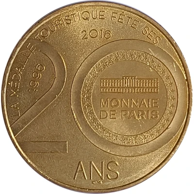 Monnaie de Paris Tourist Token - Paris Notre Dame back
