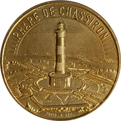 Monnaie de Paris Tourist Token - Phare de Chassiron Photo D. Abit front