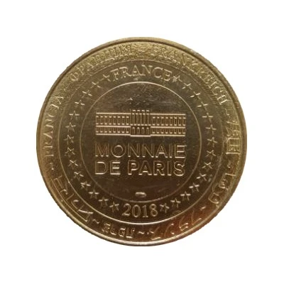 Monnaie de Paris Tourist Token - Pointe du Raz en cap Sizun Grand site de France back