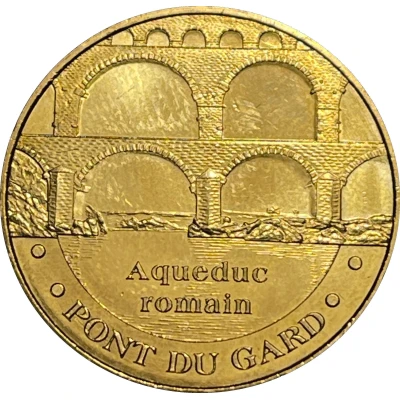 Monnaie de Paris Tourist Token - Pont du Gard Aqueduc Romain front