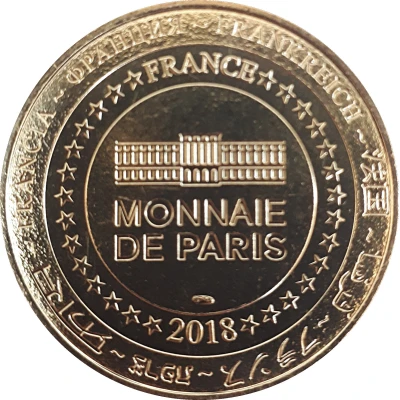 Monnaie de Paris Tourist Token - Provins Porte Saint-Jean back
