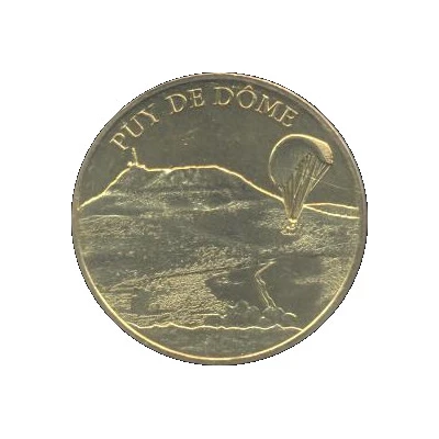 Monnaie de Paris Tourist Token - Puy de Dôme Le parapentiste front
