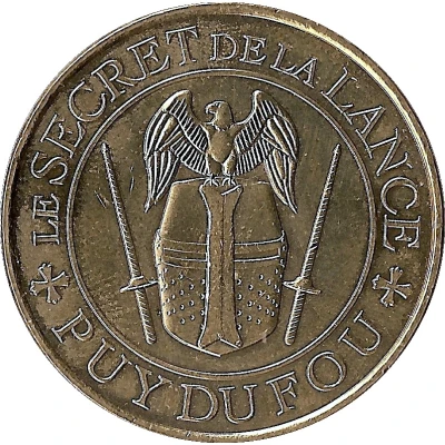 Monnaie de Paris Tourist Token - Puy du Fou Le secret de la lance front