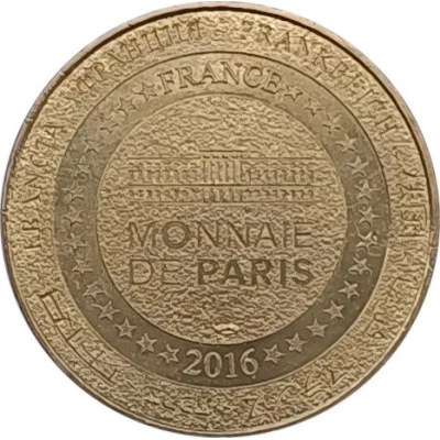Monnaie de Paris Tourist Token - Puy du Fou Le secret de la lance back