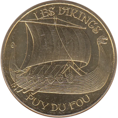 Monnaie de Paris Tourist Token - Puy du Fou Les Vikings front