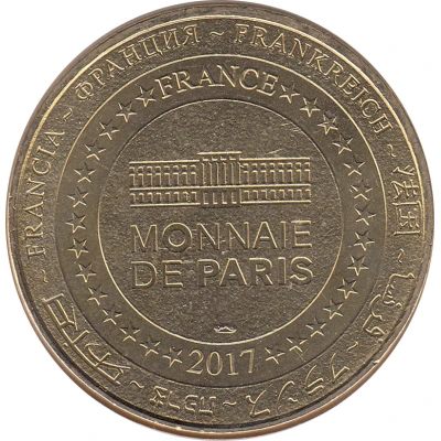 Monnaie de Paris Tourist Token - Puy du Fou Les Vikings back