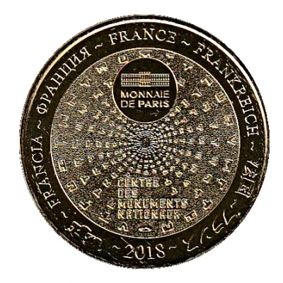 Monnaie de Paris Tourist Token - Reims Palais de Tau back