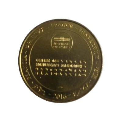 Monnaie de Paris Tourist Token - Reims Palais du Tau back