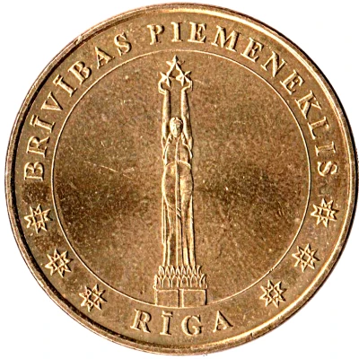 Monnaie de Paris Tourist Token - Riga Freedom Monument ND front