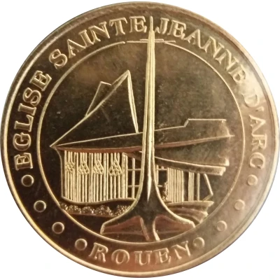 Monnaie de Paris Tourist Token - Rouen Eglise Sainte Jeanne d'Arc front
