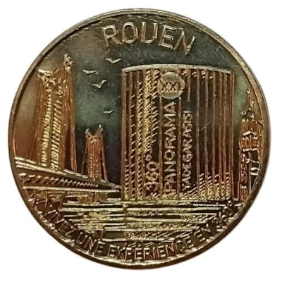 Monnaie de Paris Tourist Token - Rouen Panorama XXL - Vivez une expérience en 360° - Yadegar Asisi front