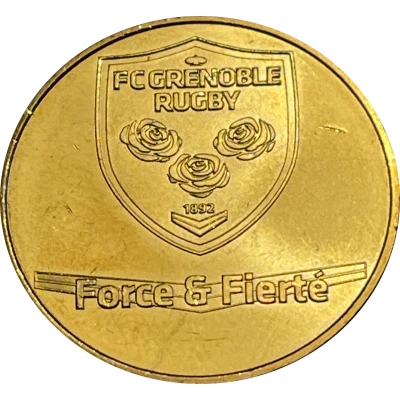 Monnaie de Paris Tourist Token - Rugby Top 14 2016-2017 - Grenoble ND front