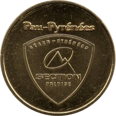 Monnaie de Paris Tourist Token - Rugby Top 14 2016-2017 - Pau ND front