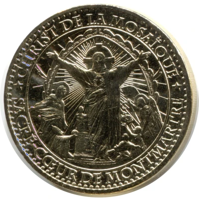 Monnaie de Paris Tourist Token - Sacré-Coeur de Montmartre Christ de la mosaïque front