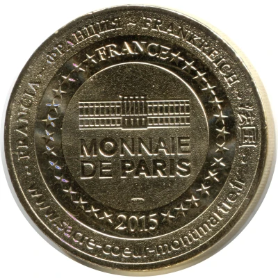 Monnaie de Paris Tourist Token - Sacré-Coeur de Montmartre Christ de la mosaïque back