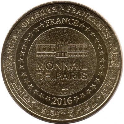 Monnaie de Paris Tourist Token - Sagittaire Signe de feu - Du 22 novembre au 20 décembre back