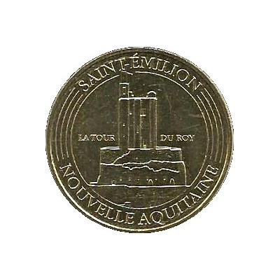 Monnaie de Paris Tourist Token - Saint-Emilion Nouvelle Aquitaine - La Tour du Roy front