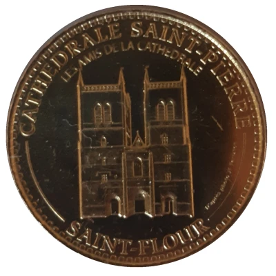 Monnaie de Paris Tourist Token - Saint-Flour Cathédrale Saint-Pierre - Les Amis de la Cathédrale front