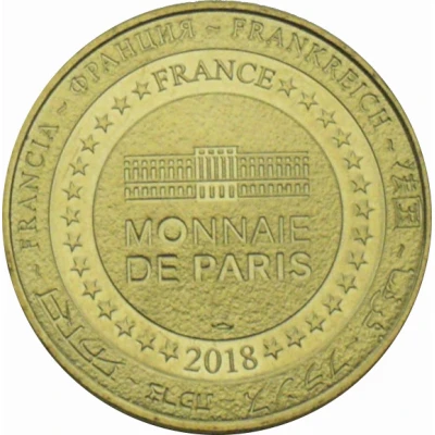 Monnaie de Paris Tourist Token - Saint Germain des Prés L'église et le clocher back