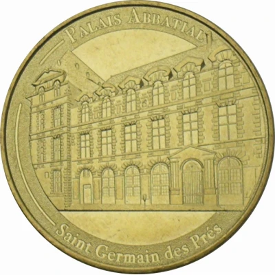 Monnaie de Paris Tourist Token - Saint Germain des Près - Palais Abbatial front