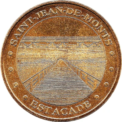 Monnaie de Paris Tourist Token - Saint-Jean-de-Monts Estacade front