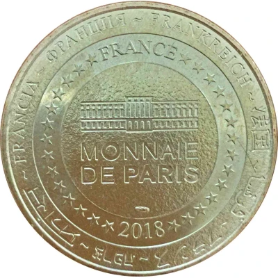 Monnaie de Paris Tourist Token - Saint Malo Grand Aquarium - Les raies léopard back