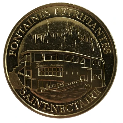 Monnaie de Paris Tourist Token - Saint-Nectaire Fontaines Pétrifiantes front