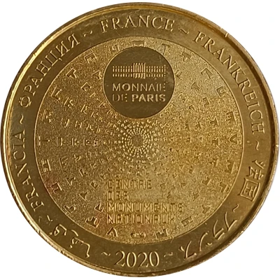 Monnaie de Paris Tourist Token - Sainte-Chapelle La rose de l'Apocalypse back